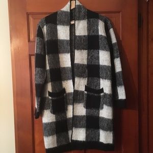 Emory Park Plaid Sweater NWOT